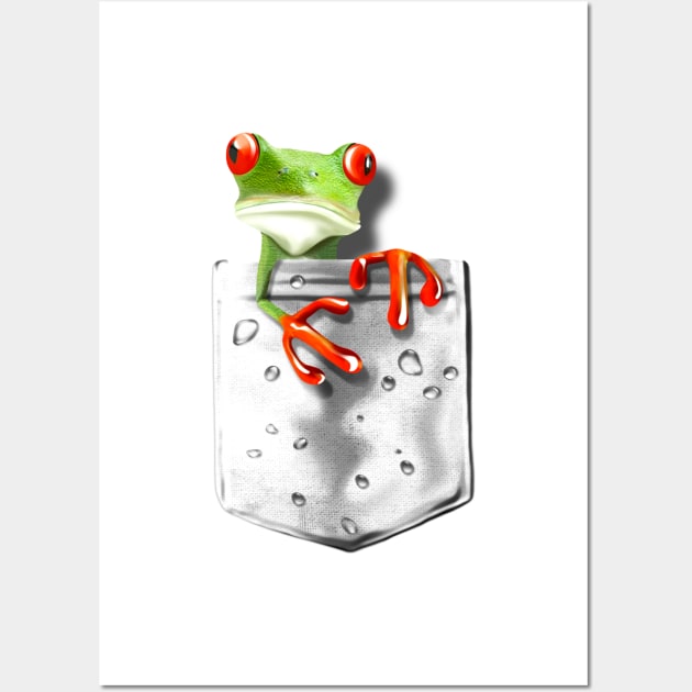 Pocket Frog Wall Art by Artizan